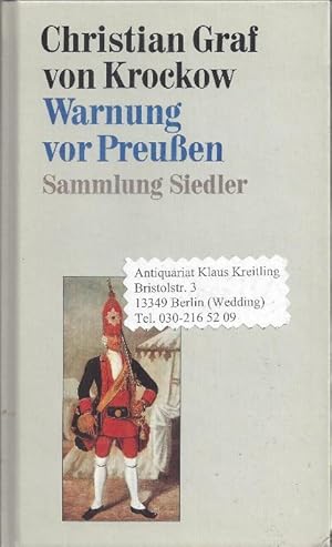 Image du vendeur pour Warnung vor Preuen mis en vente par Klaus Kreitling