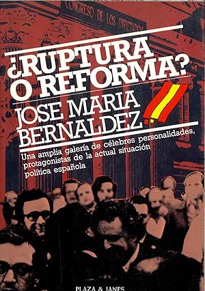 Seller image for RUPTURA O REFORMA for sale by Libros Tobal