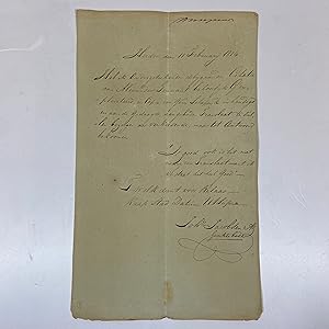 V.O.C. Document. Citation