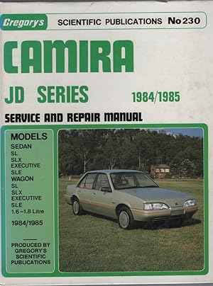 CAMIRA JD SERIES 1.6 AND 1.8 LITRE 1984 - 1985