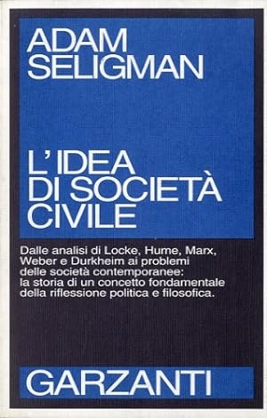 Seller image for L'idea di societa' civile. for sale by LIBET - Libreria del Riacquisto