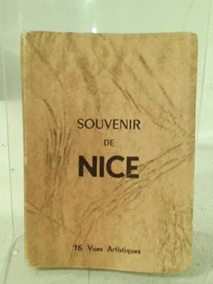 Image du vendeur pour 16 Vues Artistiques Souvenir de Nice mis en vente par World of Rare Books