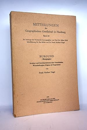 Bild des Verkufers fr Burgund - Bourgogne. Struktur und Interdependenzen einer franzsischen Wirtschaftsregion (Rgion de Programme) zum Verkauf von Antiquariat Bcherwurm