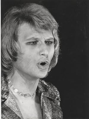 "Johnny HALLYDAY " Photo de presse originale / Photo J. FILLEDIER (1971)