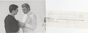 "Johnny HALLYDAY & Jean-Christophe AVERTY" Photo presse originale / Photo O.R.T.F. (1965)