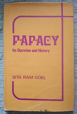 Seller image for Papacy Its Doctrine And History for sale by Revival Book Studio