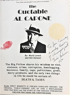 Seller image for THE QUOTABLE AL CAPONE for sale by Aah Rare Chicago