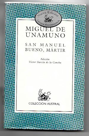 Seller image for San Manuel Bueno, mrtir for sale by FERDYDURKE LIBROS