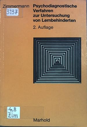 Bild des Verkufers fr Psychodiagnostische Verfahren zur Untersuchung von Lernbehinderten. zum Verkauf von books4less (Versandantiquariat Petra Gros GmbH & Co. KG)