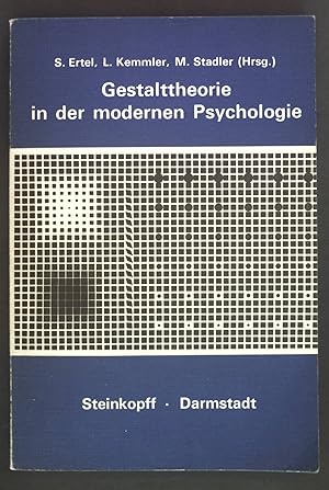Seller image for Gestalttheorie in der modernen Psychologie : Wolfgang Metzger zum 75. Geburtstag. for sale by books4less (Versandantiquariat Petra Gros GmbH & Co. KG)