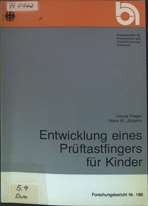 Bild des Verkufers fr Entwicklung eines Prftastfingers fr Kinder. zum Verkauf von books4less (Versandantiquariat Petra Gros GmbH & Co. KG)