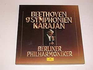9 Symphonien. Herbert von Karajan. Berliner Philharmoniker. 8LP-Box mit Booklet.