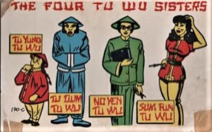 Image du vendeur pour girlie cartoon postcard: The Four Tu Wu Sisters mis en vente par Mobyville