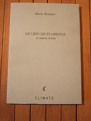 Image du vendeur pour Le crin de Florence et autres textes mis en vente par Domifasol