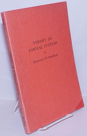 Theory of Formal Systems
