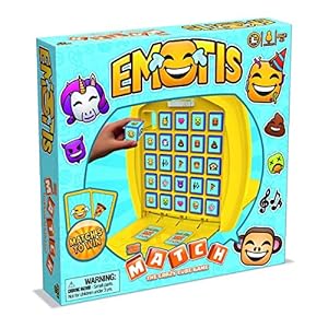 Winning Moves 01694 MATCH Emotis - das strategische Würfelspiel für Kinder ab 4 Jahren für 2 Spie...