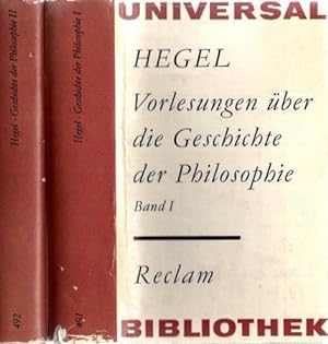 Seller image for Vorlesungen ber die Geschichte der Philosphie (2 Bnde), for sale by nika-books, art & crafts GbR