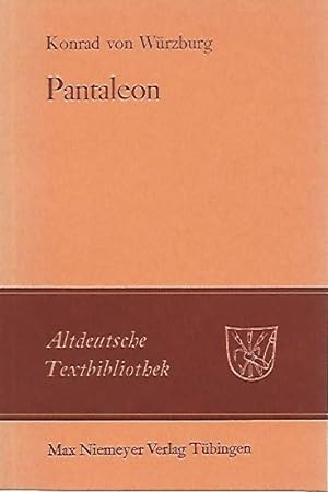 Bild des Verkufers fr Pantaleon Altdeutsche Textbibliothek Nr. 21 zum Verkauf von nika-books, art & crafts GbR