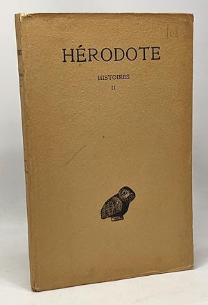 Seller image for Histoires II - Euterpe - coll. des universits de France for sale by crealivres