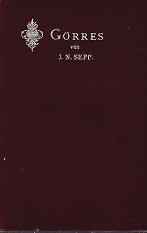 Bild des Verkufers fr Grres. Geisteshelden (Fhrende Geister). Eine Sammlung von Biographien, hrsg. v. Dr. Anton Bettelheim. zum Verkauf von Fundus-Online GbR Borkert Schwarz Zerfa