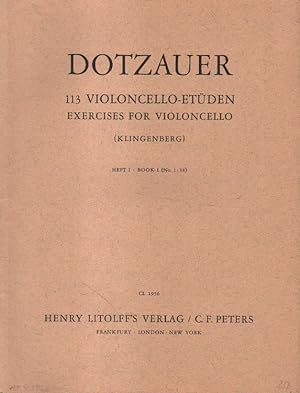 - Noten für Violoncello 5957 Nr. 35-62 J Dotzauer J F - 113 Etüden Band 2