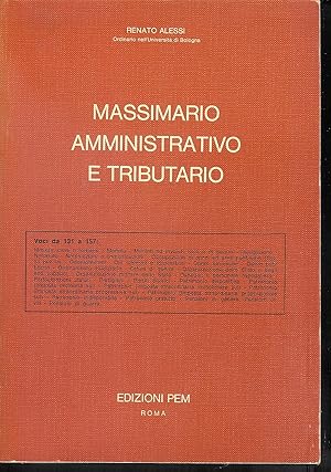 Imagen del vendedor de Massimario Amministrativo e Tributario - voci da 131 a 157 ( MIN-PENS) a la venta por MULTI BOOK