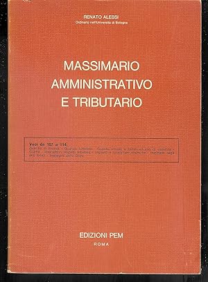 Imagen del vendedor de Massimario Amministrativo e Tributario - voci da 107 a 114 ( GUA-IMP) a la venta por MULTI BOOK