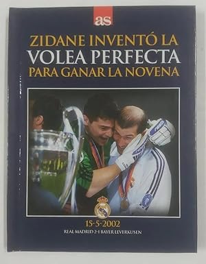 Bild des Verkufers fr VOLEA PERFECTA PARA GANAR LA NOVENA. 15-5-2002. REAL MADRID. BAYER LEVERKUSEN. 2-1. zum Verkauf von TraperaDeKlaus