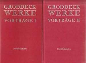 Bild des Verkufers fr Groddeck Werke. Vortrge Bnde I und II. 1916 - 1917 und 1917 - 1918. zum Verkauf von Versandantiquariat Dr. Uwe Hanisch