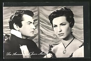 Seller image for Ansichtskarte Schauspieler Jean Marais und Lia Amanda in Der Graf von Monte Christo for sale by Bartko-Reher