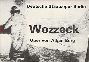 Bild des Verkufers fr Programmheft Alban Berg WOZZECK 29. September 1984 zum Verkauf von Programmhefte24 Schauspiel und Musiktheater der letzten 150 Jahre