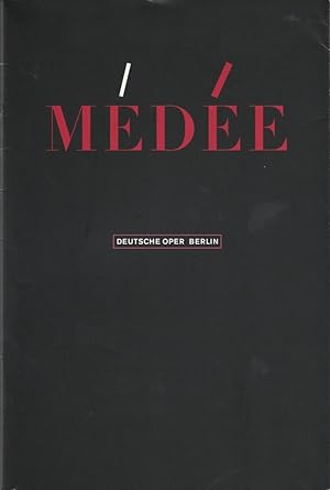 Bild des Verkufers fr Programmheft Luigi Cherubini MEDEE Premiere 8. Mai 2002 Spielzeit 2001 / 2002 zum Verkauf von Programmhefte24 Schauspiel und Musiktheater der letzten 150 Jahre