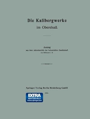 Imagen del vendedor de Die Kalibergwerke im Oberelsa a la venta por Rheinberg-Buch Andreas Meier eK