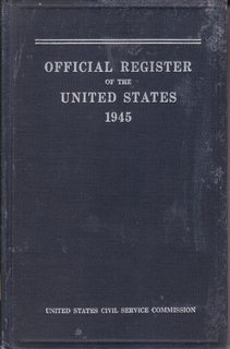 OFFICIAL REGISTER OF THE UNITED STATES 1945