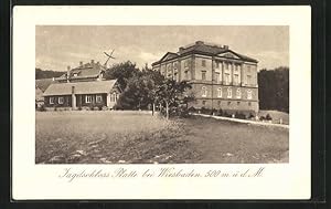 Ansichtskarte Wiesbaden, Jagdschloss Platte