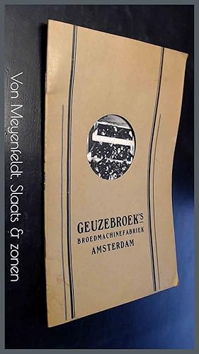 Geuzebroek's broedmachinfabriek - Geillustreerde catalogus