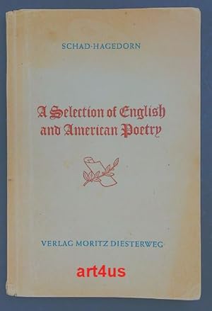 Bild des Verkufers fr A Selection of English and American poetry Hauptwerk mit Beiheft zum Verkauf von art4us - Antiquariat