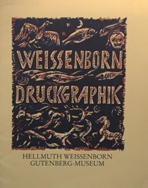 Seller image for Weissenborn Druckgraphik. (Deckeltitel), Katalog zur gleichnamigen Ausstellung im Gutenberg-Museum, Mainz. (Mainz 1980, "Printed by Titus Wilson, Kendal"). Gr.-8vo. for sale by Antiquariat J. Hnteler