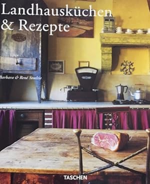 Seller image for Country kitchens & recipes - Landhauskchen & Rezepte - Les Cuisines romantiques & Recettes. [Engl. transl. by Anthony Roberts. German transl. by Stefan Barmann] for sale by Antiquariat J. Hnteler