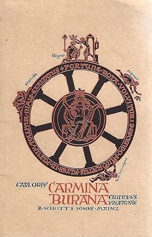 Carmina Burana. Lieder aus der Benediktbeurer Handschrift. Weltliche Gesänge für Soli und Chor, m...