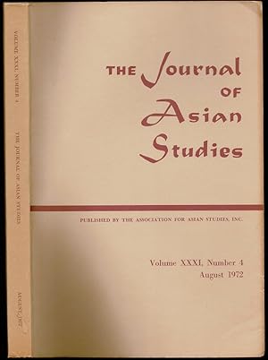 Image du vendeur pour Political Economism in the Thought of Dazai Shundai (1680-1747) in The Journal of Asian Studies Volume XXXI Number 4 mis en vente par The Book Collector, Inc. ABAA, ILAB