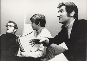 "Eddy MITCHELL " Avec Pierre PAPADIAMONDIS et Michel GAUCHER au sax Photo de presse originale PRO...