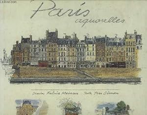 Bild des Verkufers fr Paris aquarelles zum Verkauf von Le-Livre
