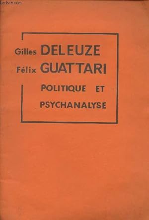 Bild des Verkufers fr Politique et psychanalyse zum Verkauf von Le-Livre