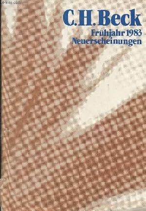 Imagen del vendedor de C.H. Beck - Frhjahr 1983 Neuerscheinungen a la venta por Le-Livre