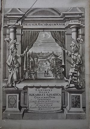 Bild des Verkufers fr Theatrum machinarum novum, exhibens aquarias, alatas, jumentarias, manuarias, pedibus, ac ponderibus versatiles, plures, et diversas molas.(.). Ex Germania in Latinum recens translatum opera R. D. Henrici Schmitz zum Verkauf von Fronhofer Schlsschen Galerie