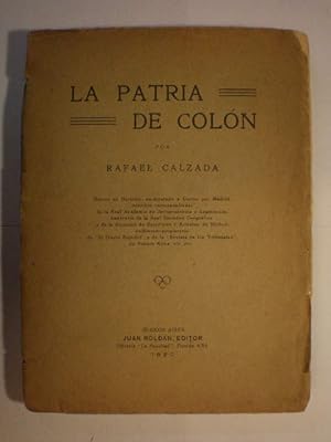 Imagen del vendedor de La Patria de Coln a la venta por Librera Antonio Azorn