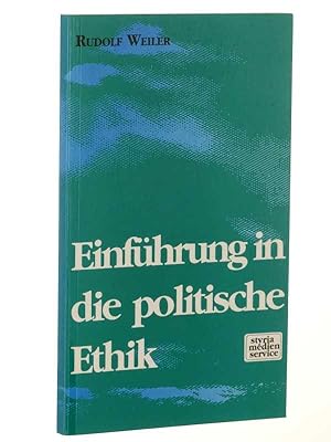 Bild des Verkufers fr Einfhrung in die politische Ethik. zum Verkauf von Antiquariat Lehmann-Dronke