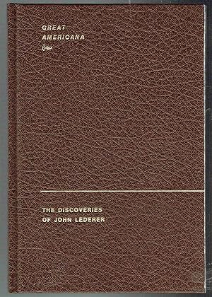 Imagen del vendedor de The Discoveries of John Lederer a la venta por Hyde Brothers, Booksellers