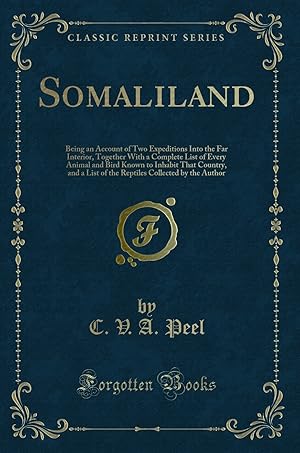 Imagen del vendedor de Somaliland (Classic Reprint) a la venta por Forgotten Books